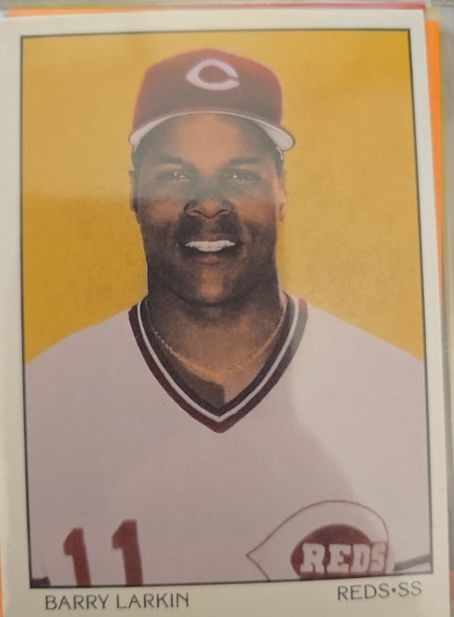 1990 Score #689 Barry Larkin Cincinnati Reds — front