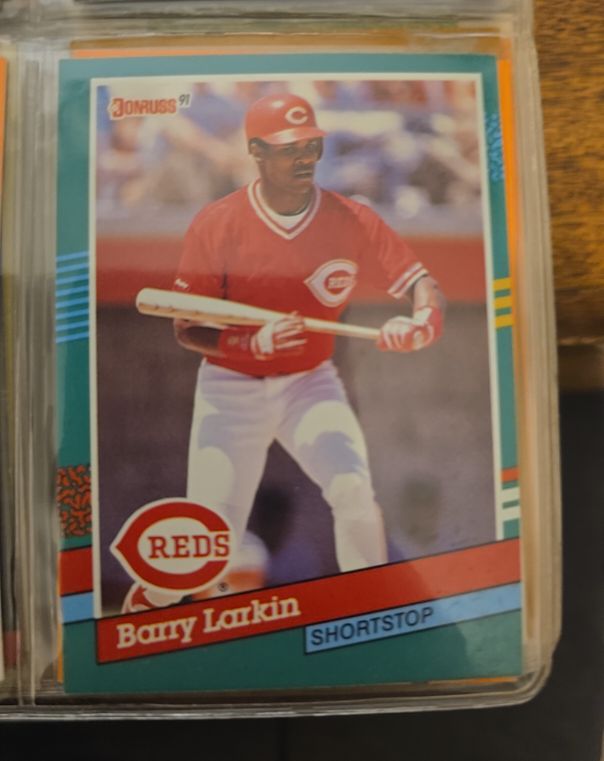 1991 Donruss #471 Barry Larkin Cincinnati Reds — front