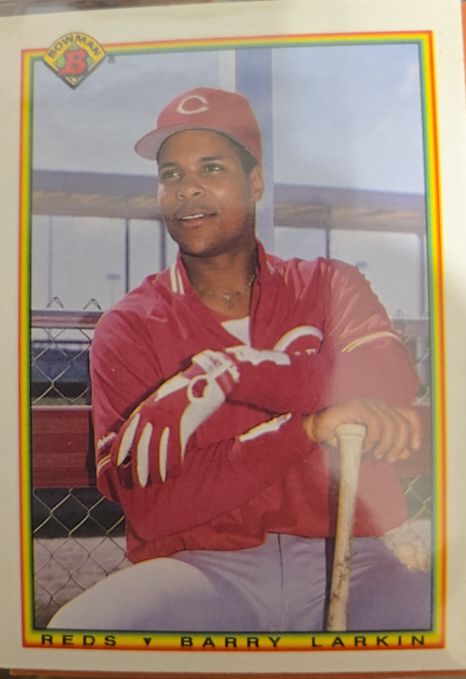 1990 Bowman #50 Barry Larkin — front