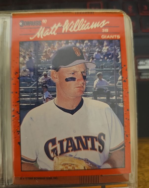 1990 Donruss #348 Matt Williams — front