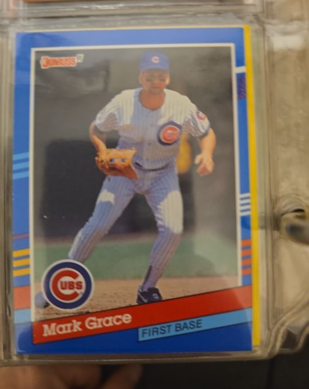 1991 Donruss #199 Mark Grace — front
