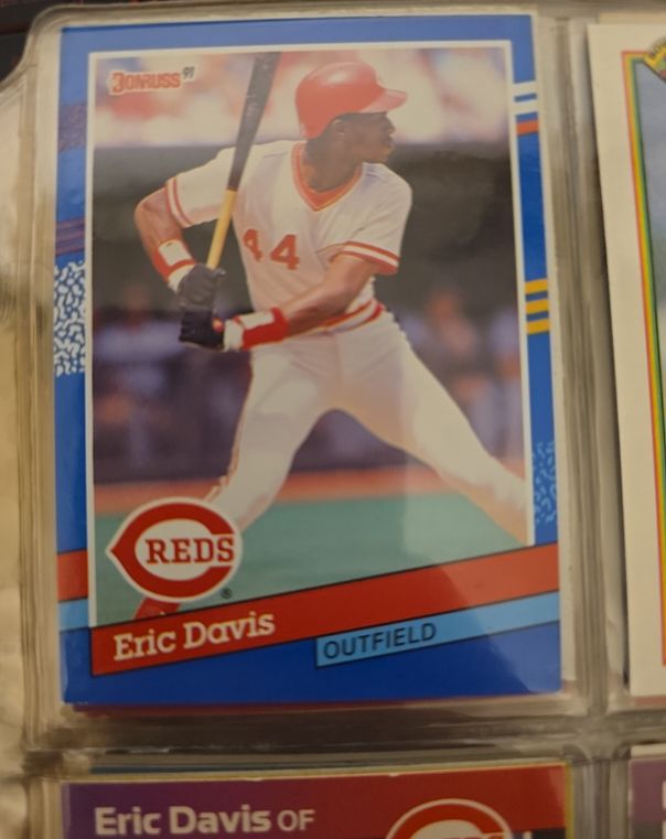 1991 Donruss #84 Eric Davis — front