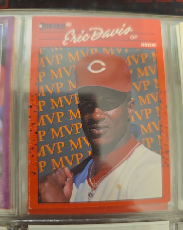 1990 Donruss #BC-23 Eric Davis — front