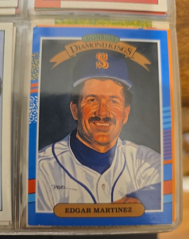 1990 Donruss Diamond Kings #16 Edgar Martinez — front