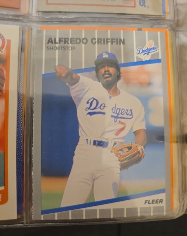 1989 Fleer #58 Alfredo Griffin — front