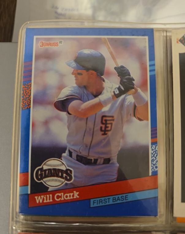 1991 Donruss #86 Will Clark — front
