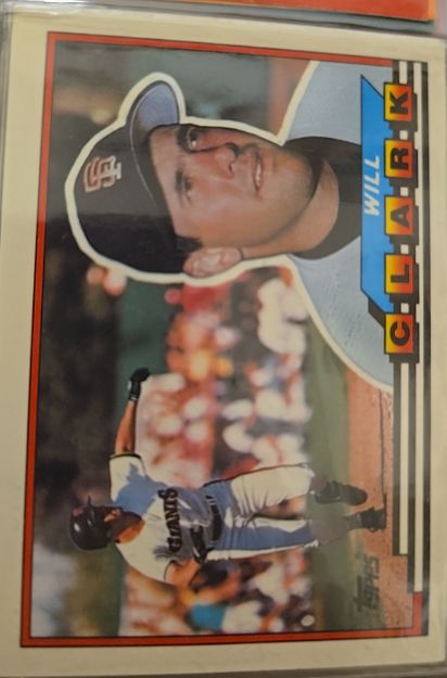 1989 Topps Big #230 Will Clark — front