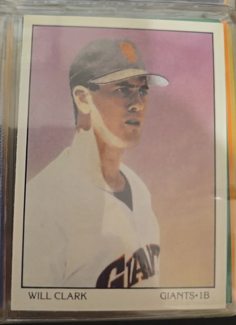 1990 Score #684 Will Clark — front
