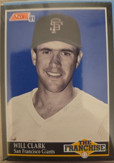 1991 Score #871 Will Clark — front