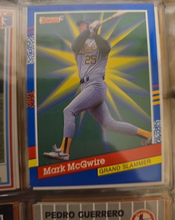 1991 Donruss #11 Mark McGwire Grand Slammers — front