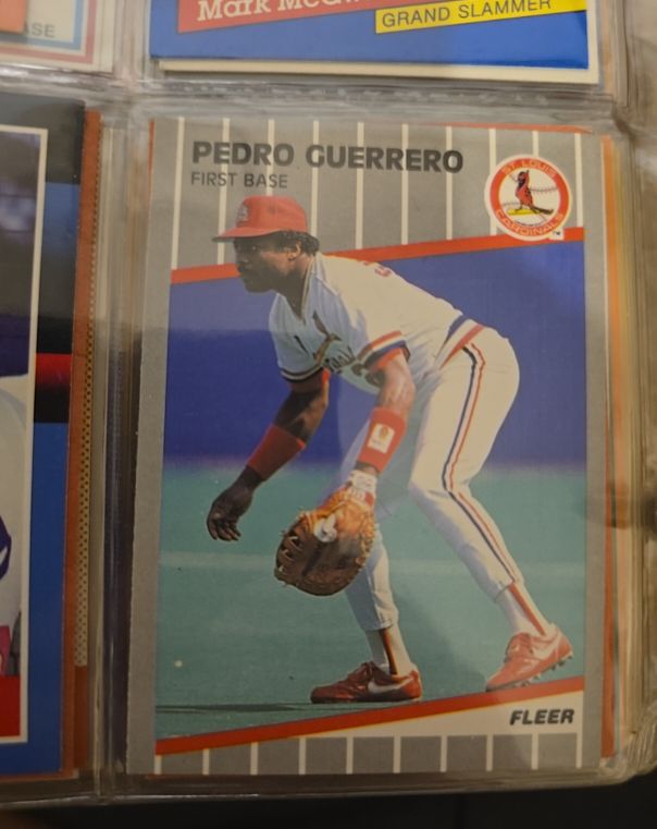 1989 Fleer #451 Pedro Guerrero — front