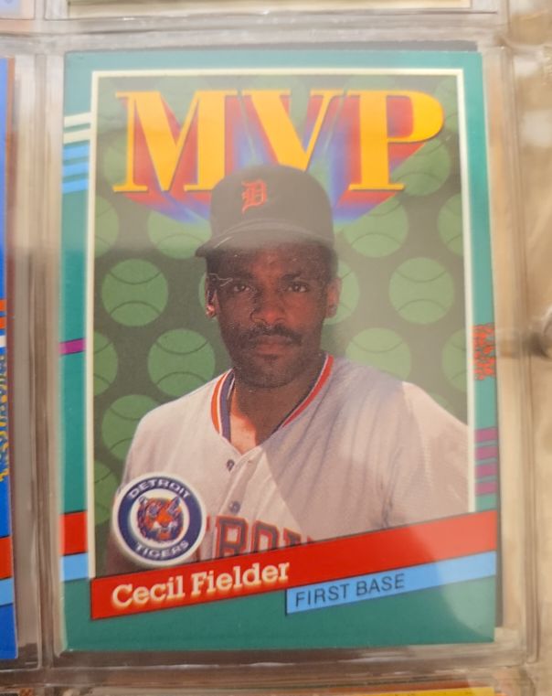 1991 Donruss #397 Cecil Fielder MVP Detroit Tigers — front