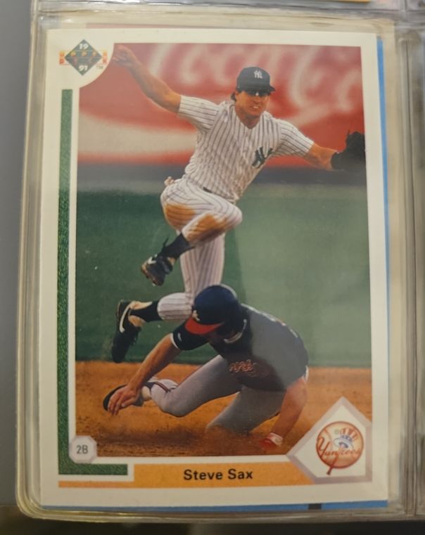 1991 Upper Deck #462 Steve Sax — front