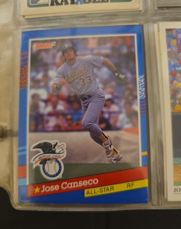 1991 Donruss #50 Jose Canseco — front
