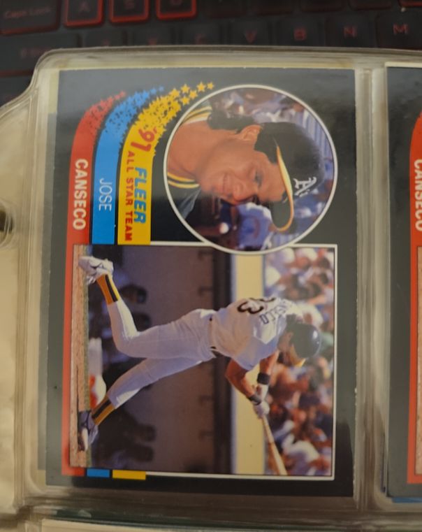 1991 Fleer All Star Team #8 Jose Canseco — front