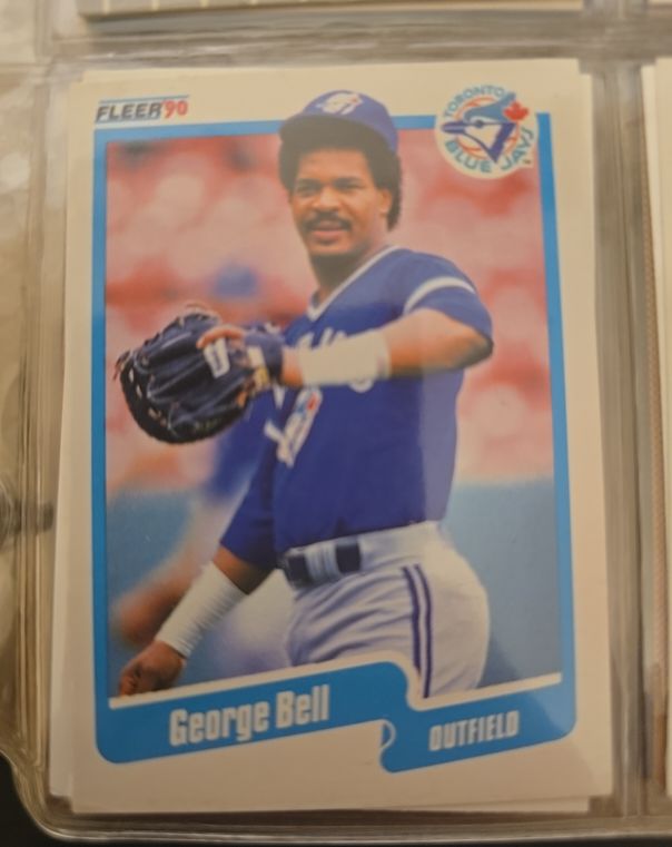 1990 Fleer #76 George Bell — front