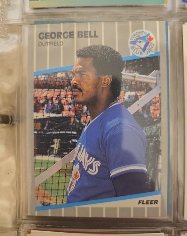 1989 Fleer #226 George Bell — front