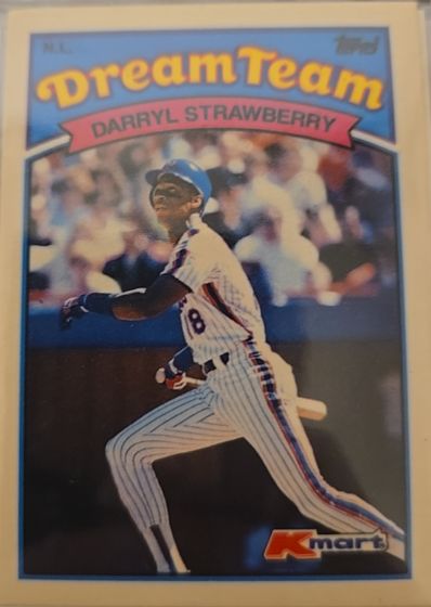 1989 Topps Kmart Dream Team #28 Darryl Strawberry — front