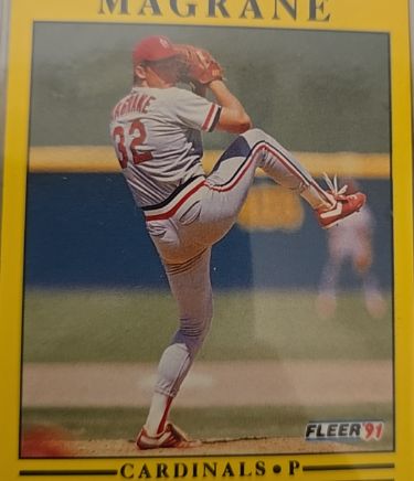 1991 Fleer #638 Joe Magrane — front