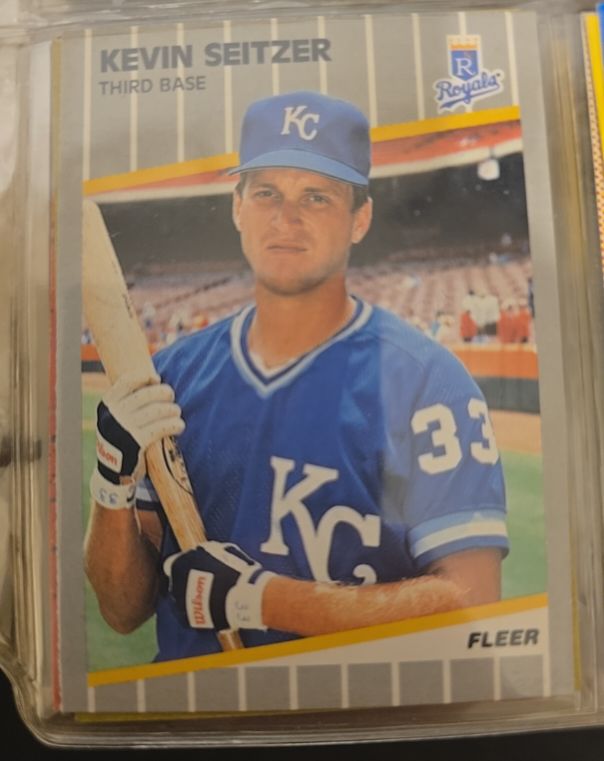 1989 Fleer #292 Kevin Seitzer — front