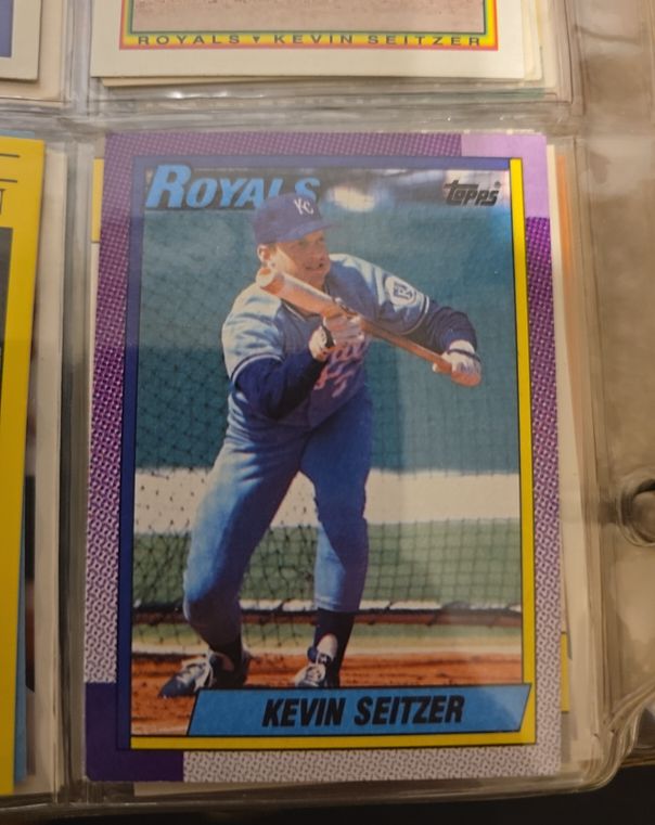 1990 Topps #435 Kevin Seitzer — front