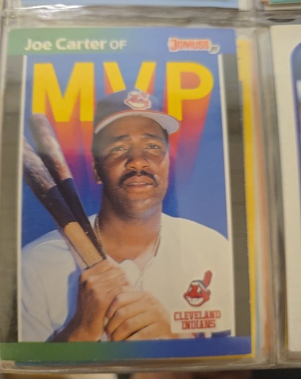 1989 Donruss #BC-3 Joe Carter MVP — front
