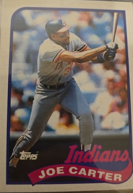 1989 Topps #420 Joe Carter — front