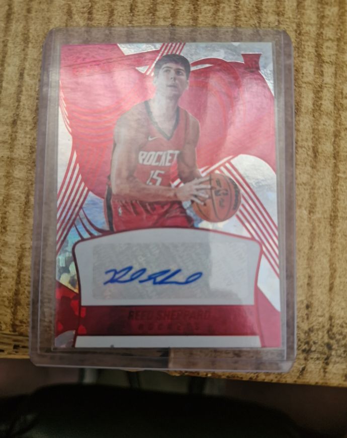 2024-25 Panini Revolution Rookie Autographs #RA-SHP Reed Sheppard — front