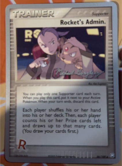 2006 Pokémon TCG Rocket's Admin. #86 — front