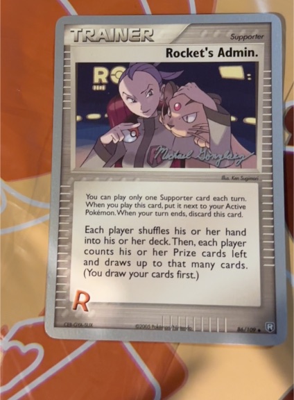 2005 Pokémon Team Rocket Returns #86 Rocket's Admin. — front