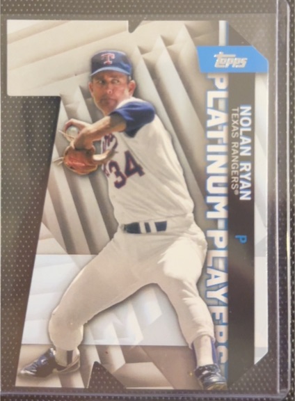 2021 Topps Platinum Players Die Cut #PDC-7 Nolan Ryan — front