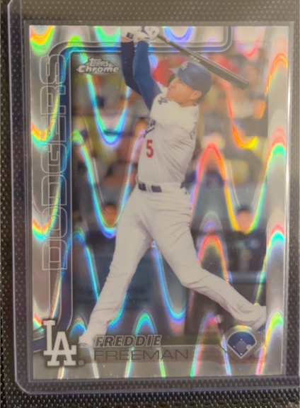 2025 Topps Chrome #23 Freddie Freeman — front