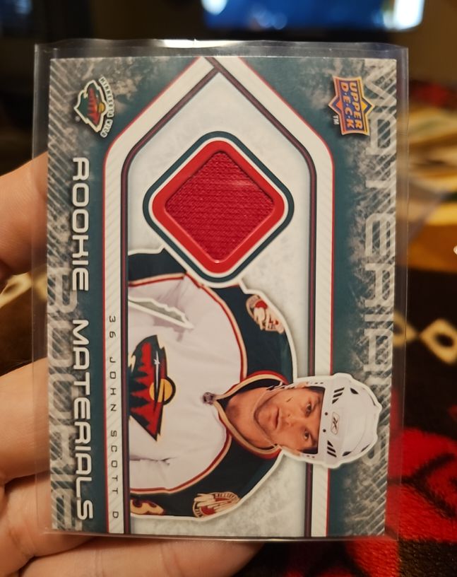 2009-10 Upper Deck Rookie Materials #36 John Scott — front