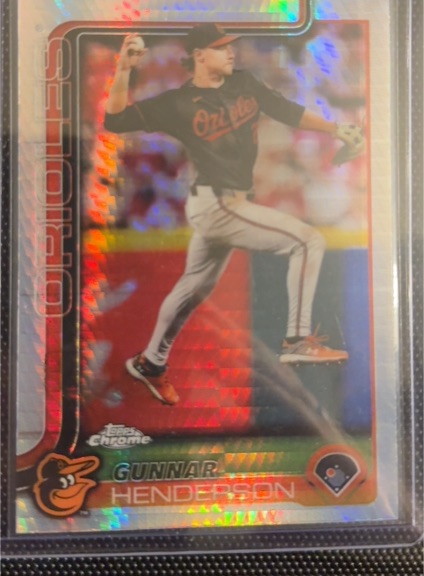 2025 Topps Chrome #213 Gunnar Henderson — front