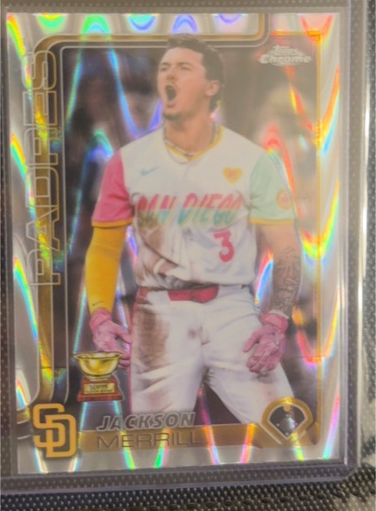 2025 Topps Chrome #61 Jackson Merrill — front