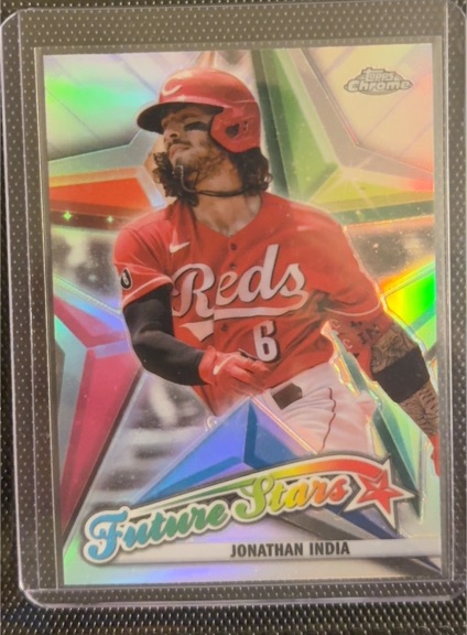 2022 Topps Chrome #FS-5 Jonathan India Future Stars Cincinnati Reds — front