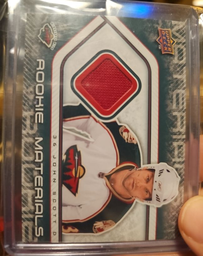 2009-10 Upper Deck Rookie Materials #RM-JS John Scott — front