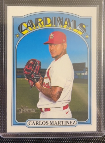 2021 Topps Heritage High Number #559 Carlos Martinez — front