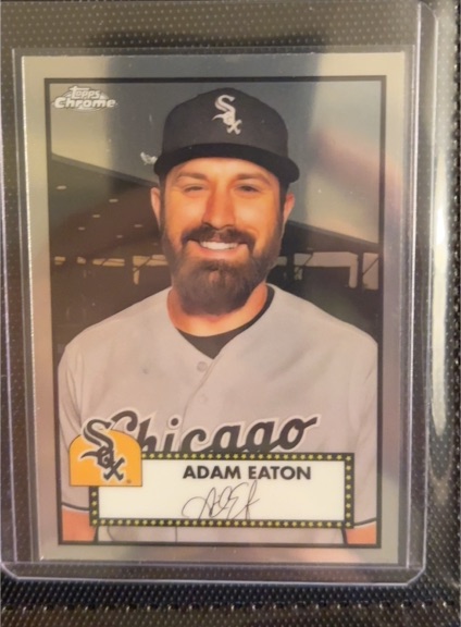 2021 Topps Chrome Platinum Anniversary #407 Adam Eaton — front