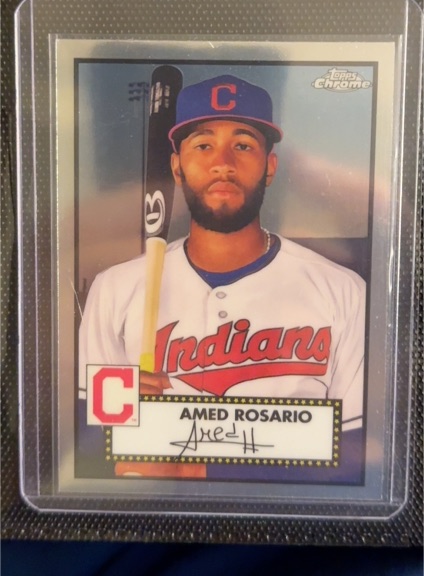2021 Topps Chrome Platinum Anniversary #294 Amed Rosario — front