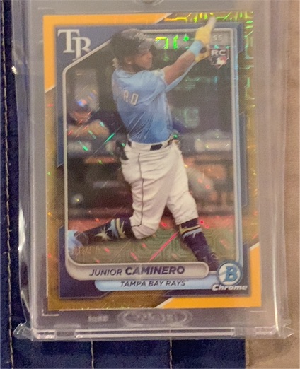 2024 Bowman Chrome #56 Junior Caminero — front