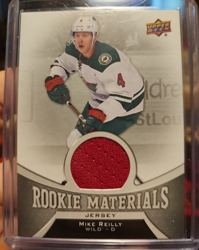 2016-17 Upper Deck Rookie Materials #RM-MR Mike Reilly — front