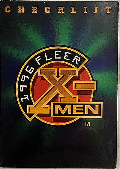 1996 Fleer X-Men #100 All X-Men All Kubert — back