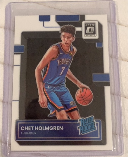 2022-23 Panini Donruss Optic #208 Chet Holmgren Rated Rookie — front