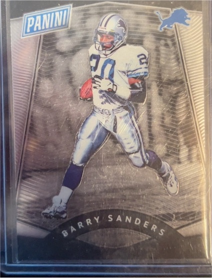2017 Panini The National #17 Barry Sanders — front