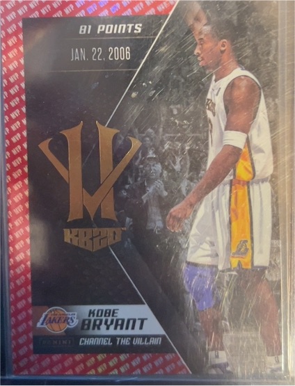 2015-16 Panini Kobe Bryant HeroVillain #10 Channel The Villain Kobe Bryant — front