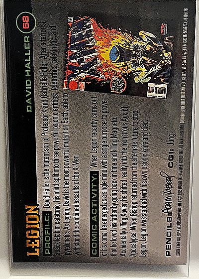 1996 Fleer Marvel X-Men #68 Legion — back