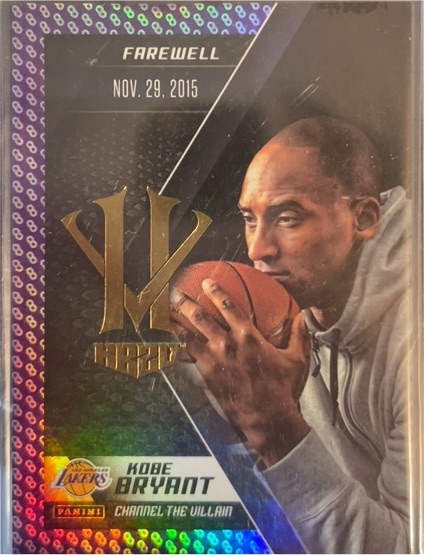 2015-16 Panini HeroVillain #21 Kobe Bryant — front