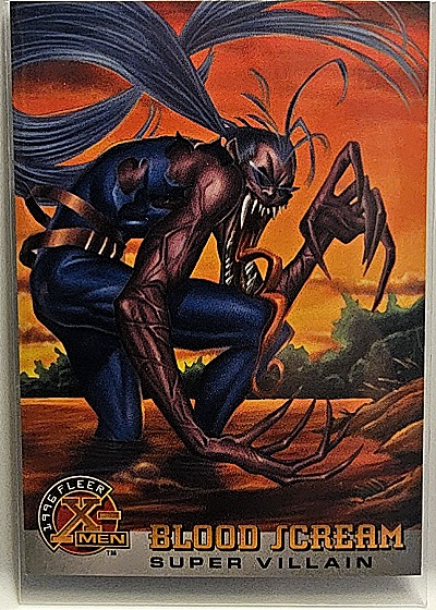 1995 Fleer Ultra X-Men Chromium #62 Blood Scream — front