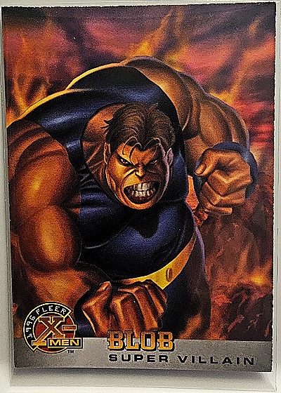 1996 Fleer Marvel X-Men #61 Blob — front
